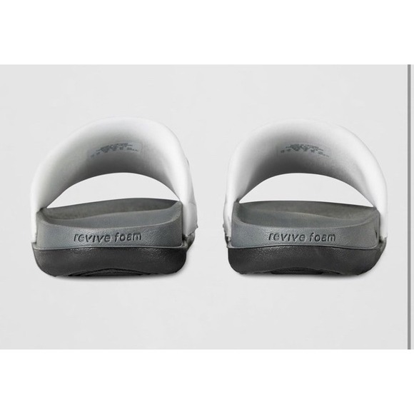 Men's Nike Offcourt Slide Dark Grey/Black-White (BQ4639 001) Size 9 - Picture 3 of 9